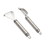 Stainless Steel Peeler Fruit Knife Planer Multi-function Kitchen Scraper Potato Peeling Knife, Triangular Planer, Bow Planer