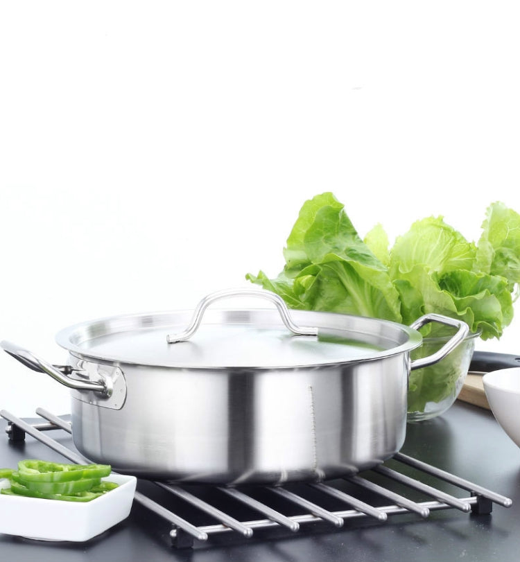 Stainless Steel Extra Thick Hot Pot Thickened Bottom Grid Pot, Diameter : 28cm, Diameter : 30cm, Diameter : 32cm, Diameter : 34cm