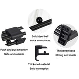 Wardrobe Hardware Push-Pull Hanging Rod Clothes Rail, Y02 Extendable 12 inches, Y02 Extendable 14 inches, Y02 Extendable 16 inches, Y01 Iron Head 10 inches, Y01 Iron Head 12 inches, Y01 Iron Head 14 inches, Y01 Iron Head 16 inches                      ...