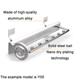 Wardrobe Hardware Push-Pull Hanging Rod Clothes Rail, Y02 Extendable 12 inches, Y02 Extendable 14 inches, Y02 Extendable 16 inches, Y01 Iron Head 10 inches, Y01 Iron Head 12 inches, Y01 Iron Head 14 inches, Y01 Iron Head 16 inches                      ...