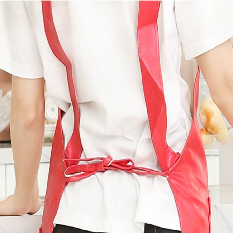 Waterproof Oil Proof Soft Leather Thick Wear-resistant Men and Women Overalls Apron