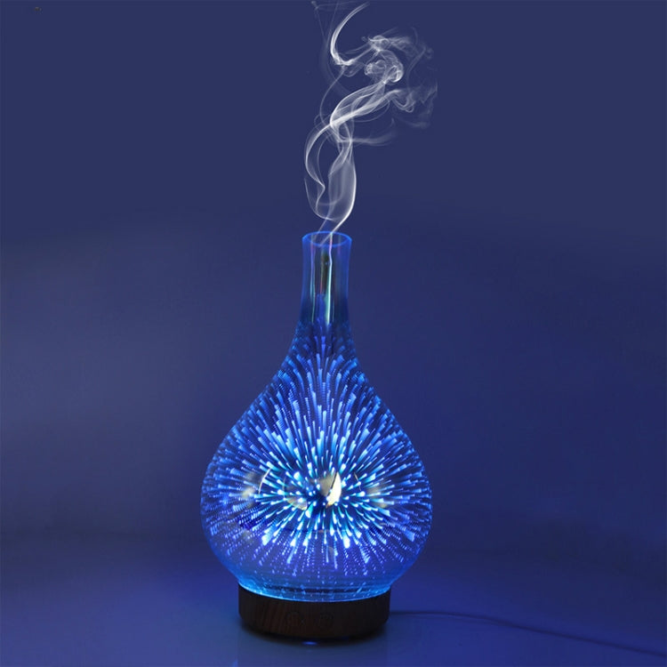 STB-XB10 3D Fireworks 7 Colors LED Night Light Air Humidifier Aroma Essential Oil Diffuser Mist Maker, US Plug, EU Plug, UK Plug, AU Plug