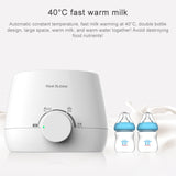 Universal Baby Feeding Double Bottle Sterilizer Baby food Milk Electric Warmer Heater 220V, Milk Warmer Heater