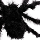 Creative Halloween Party Black Plush Spider Decoration, 90cm