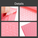 50 PCS Pink Co-Extrusion Film Bubble Bag Logistics Packaging Thickened Packaging Bag, 25x30cm, 32x38cm, 35x45cm, 35x38cm, 40x45cm, 50x45cm, 23x28cm, 28x35cm, 65x45cm