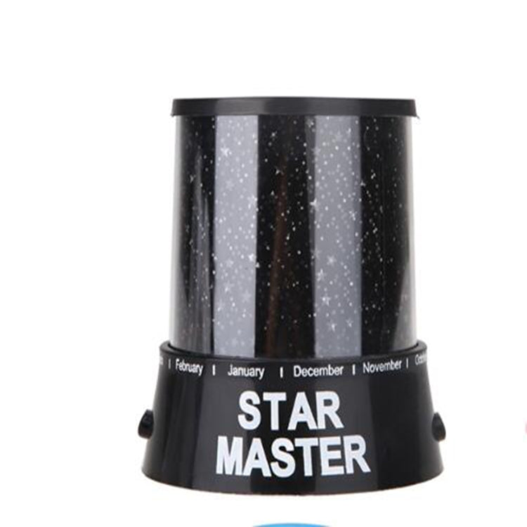 2 PCS Star Master USB Projection Lamp Romantic Starry Sky LED Night Light Black