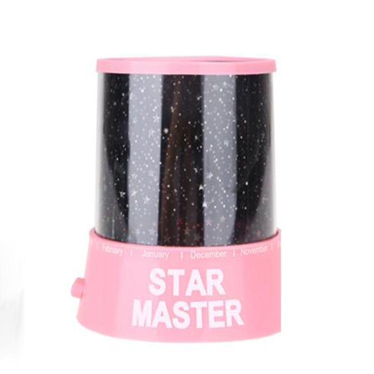 2 PCS Star Master USB Projection Lamp Romantic Starry Sky LED Night Light Pink