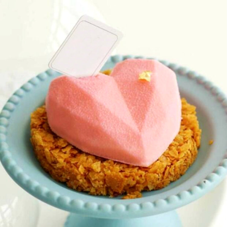 6 in 1 Heart Shape Silicone Mold For Baking Mousse Cake DIY Silicone Molds, 6 in 1 Heart Shape