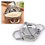 Stainless Steel Dumpling Maker Dough Cutter Dumpling Mould Kitchen Accessories Pastry Tools, Large 9.7cm with White Box, Small 7.7cm with White Box, 8.3 Dumplings Round Knife, 7.3 Dumplings Round knife