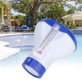 5 Inch Pool Thermometer Floating Water Pill Impetuous Pool Disinfection Automatic Drug Dispenser Pool Accessories, Style 1