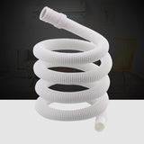 18mm Diameter Plastic Drain Pipe Water Outlet Extension Hose with Clamp for Semi-automatic Washing Machine / Air Conditioner, 1m Length, 2m Length, 3m Length, 4m Length, 5m Length 5m Length