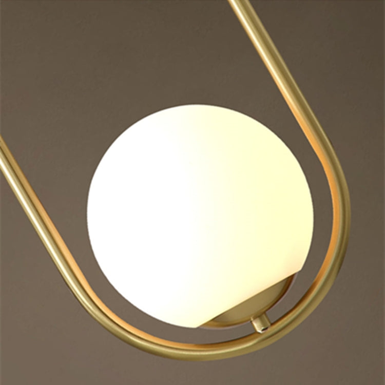 Restaurant Chandelier Single Head Creative Personality Simple Modern Copper Lamp, without Light Source Round A1, with 5W Warm Light Round A1, with 5W White Light Round A1, with 5W Neutral Light Round A1, with 5W Three-Color Light Round A1         ...