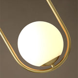 Restaurant Chandelier Single Head Creative Personality Simple Modern Copper Lamp, without Light Source Round A1, with 5W Warm Light Round A1, with 5W White Light Round A1, with 5W Neutral Light Round A1, with 5W Three-Color Light Round A1         ...