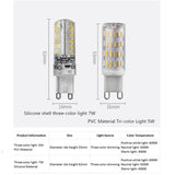 G9 LED Energy-saving Light Bulb Light Source, 3W, 5W, 7W