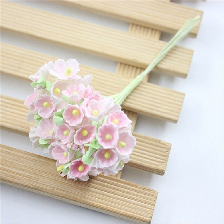 5 Branches DIY Hand-simulated Plum Mini Flocking Cloth Lucky Flower