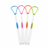 2 PCS Tongue Coating Cleaning Scraper To Remove Bad Breath Tongue Brush Random Color Delivery