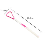 2 PCS Tongue Coating Cleaning Scraper To Remove Bad Breath Tongue Brush Random Color Delivery