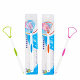 2 PCS Tongue Coating Cleaning Scraper To Remove Bad Breath Tongue Brush Random Color Delivery
