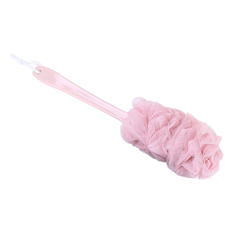 Thick Non-slip Long Handle Bath Brush Bath Rub Pink