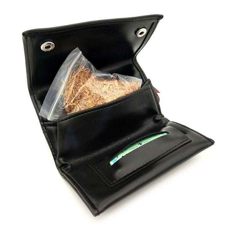 PU Leather Tobacco Portable Storage Bag