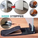 Multi-function Spring Innovative Door Stopper Block Simple Style Door Wedge Holder, Spring Door Stopper Black, Spring Door Stopper Blue