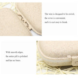 3 PCS 8-Grid Double-layer Portable Mini Straw Pill Storage Box