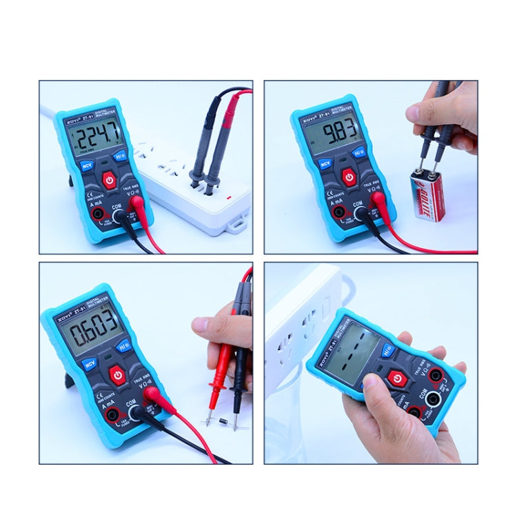 ZOYI Portable Electric Measurement Automatic Intelligent Gear Recognition Mini Multimeter, ZT-S1