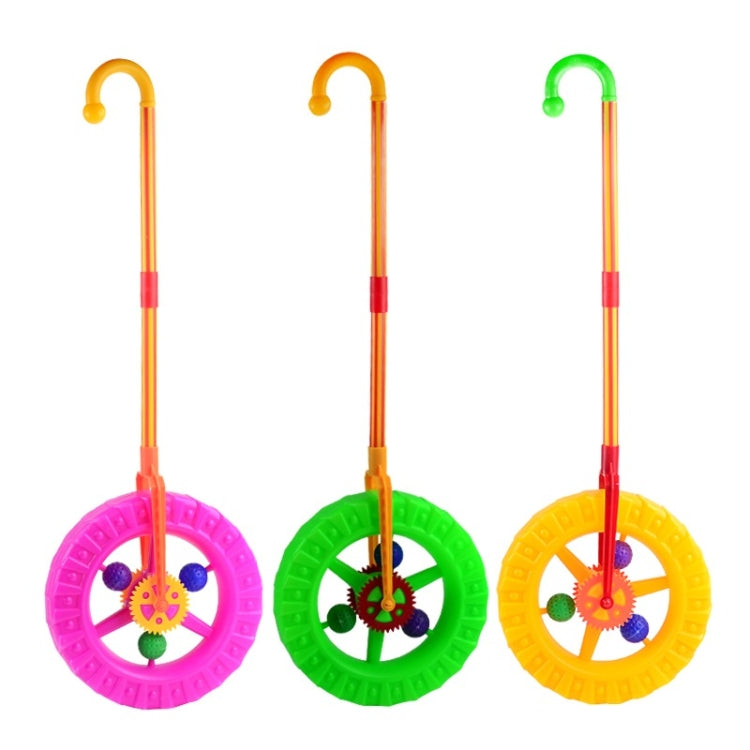 Trolley Toys Baby Walker Single Wheel Pusher Random Color Delivery, Single Wheel Pusher