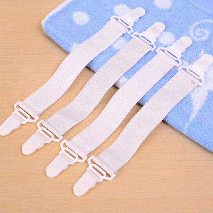 4 PCS Non Slip Elastic Band Sheet Clips, Sheet Clips