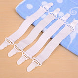 4 PCS Non Slip Elastic Band Sheet Clips, Sheet Clips