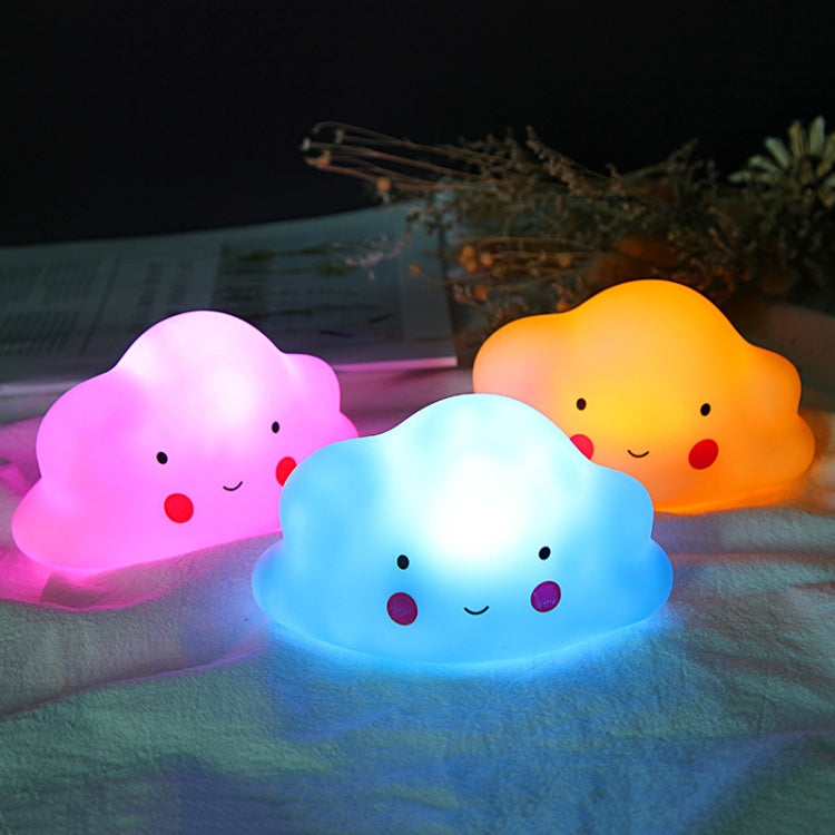 Cartoon Flaky Clouds Colorful Small Night-light Bedside Lamp, Pink, Yellow, Blue