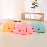 Cartoon Flaky Clouds Colorful Small Night-light Bedside Lamp, Pink, Yellow, Blue