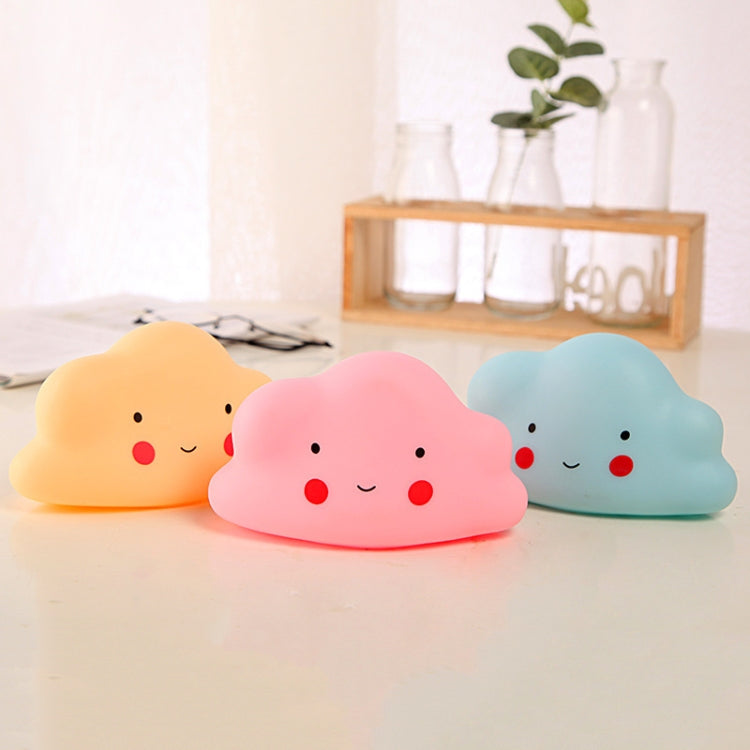 Cartoon Flaky Clouds Colorful Small Night-light Bedside Lamp, Pink, Yellow, Blue