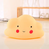 Cartoon Flaky Clouds Colorful Small Night-light Bedside Lamp, Pink, Yellow, Blue