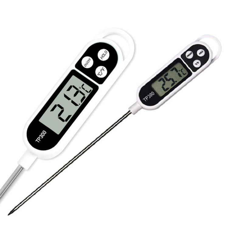 TP300 Food Temperature Counting Stainless Steel Plug-in Kitchen Electronic Digital Thermometer, TP300