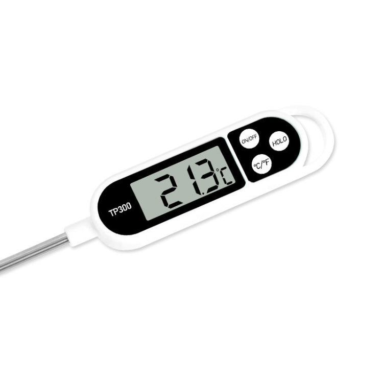 TP300 Food Temperature Counting Stainless Steel Plug-in Kitchen Electronic Digital Thermometer, TP300