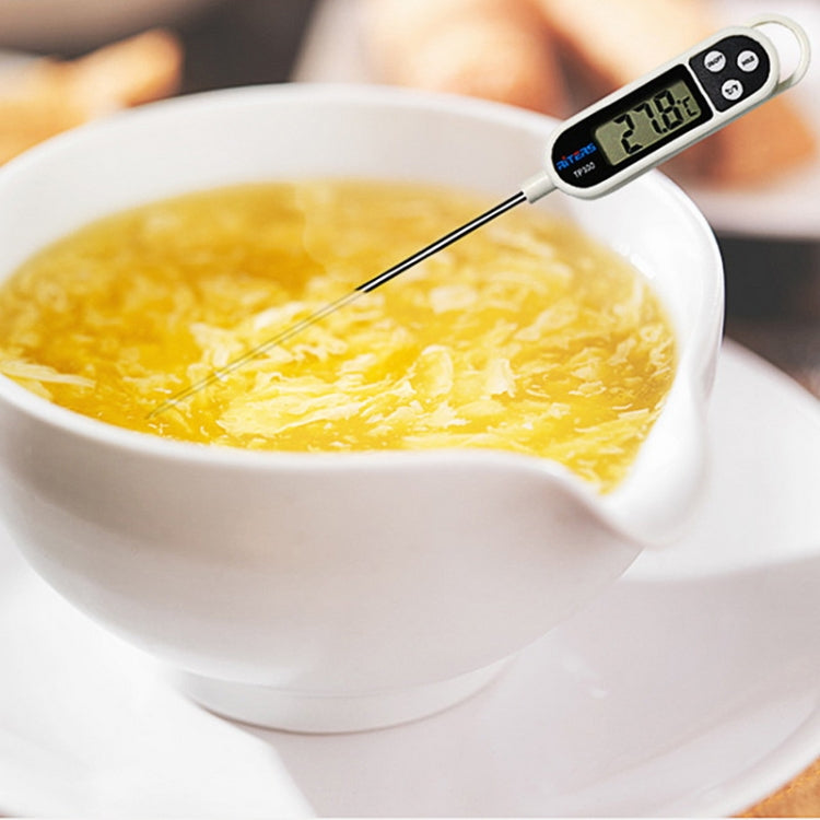 TP300 Food Temperature Counting Stainless Steel Plug-in Kitchen Electronic Digital Thermometer, TP300
