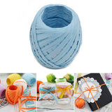 20M Paper Rope Raffia Ribbon Natural Lace Rope Gift Box Wrapping DIY Decoration Dark Blue