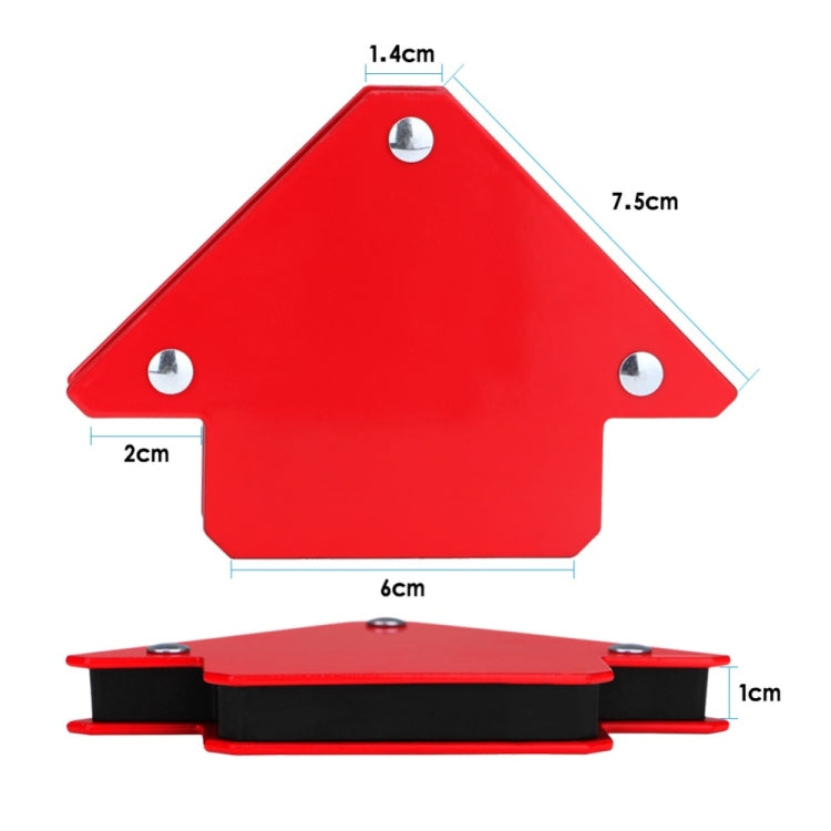 Magnetic Welding Positioner Triangular Strong Magnetic Holder, 25 Pounds, 50 Pounds, 75 Pounds