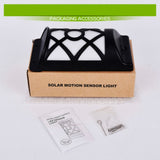 Solar Flame Courtyard Flood Light Wall Lamp Outdoor Lawn Landscape Street Light Induction Lamp, 66 LEDs