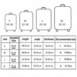Travel Abrasion-resistant Elastic Luggage Protective Cover Suitcase Dust Covers, 18-21 inch, 22-24 inch, 25-28 inch, 29-32 inch
