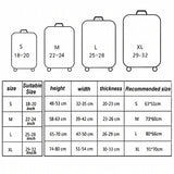 Travel Abrasion-resistant Elastic Luggage Protective Cover Suitcase Dust Covers, 18-21 inch, 22-24 inch, 25-28 inch, 29-32 inch