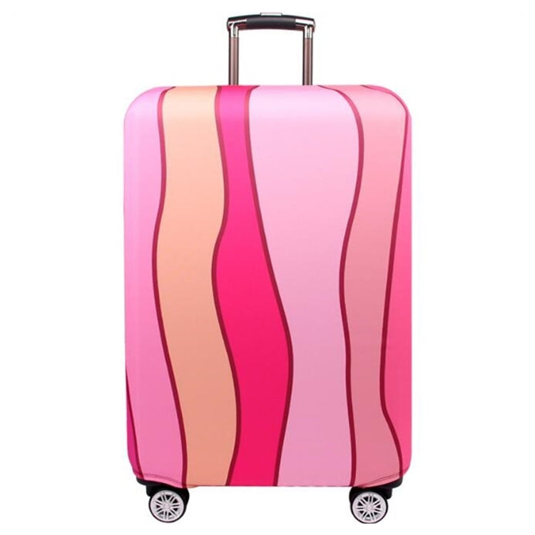 Travel Abrasion-resistant Elastic Luggage Protective Cover Suitcase Dust Covers, 18-21 inch, 22-24 inch, 25-28 inch, 29-32 inch 29-32 inch Pink Ripple
