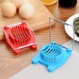 2 PCS Multifunctional Stainless Steel Egg Preserved Egg Slicer Fancy Splitter Kitchen Supplies Egg Cutting Tools