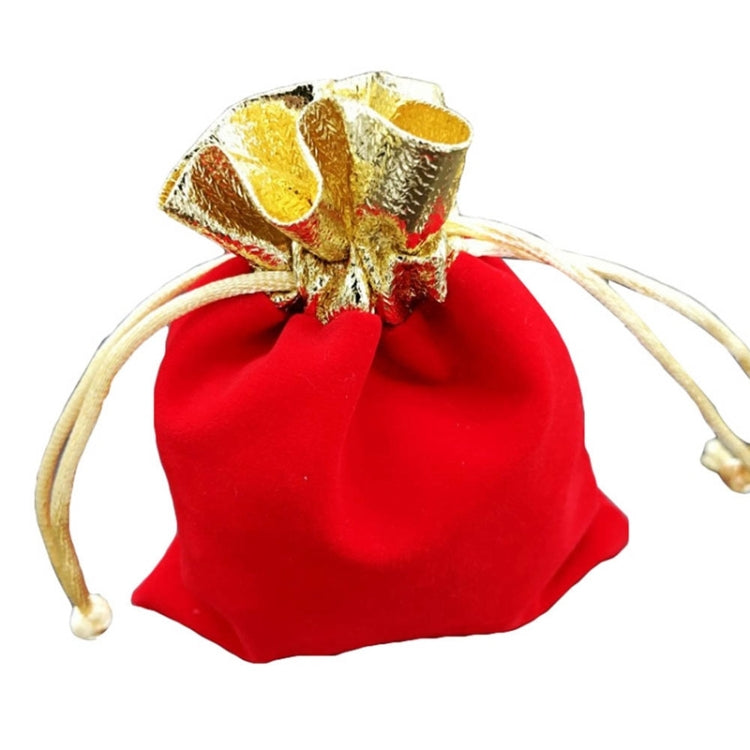 Velvet Bag Jewelry Storage Bag Christmas New Year Holiday Blessing Bag, 7x9cm, 10x12cm, 12x15cm