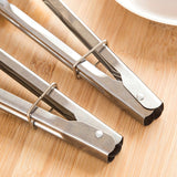 3 PCS 9 inch Stainless Steel Food Clip Bread Barbecue Clip Baking Tools, Bread Barbecue Clip