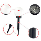 2 PCS Waterproof Outdoor Bulb Solar Ground Light Lawn Landscape Decoration