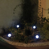 2 PCS Waterproof Outdoor Bulb Solar Ground Light Lawn Landscape Decoration