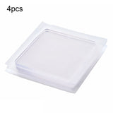4 PCS Transparent Washing Machine Silicone Pad Anti Vibration Non-Slip Mat Shock Absorbing Pad, Shock Absorbing Silicone Pad