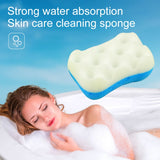 2 PCS Deep Skin Care Bath Sponge Exfoliating Cleansing Washing servant Shower Sponge Brush, Random Color Delivery, Deep Skin Care Bath Sponge